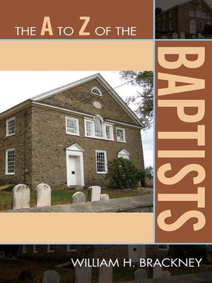 cover image of The A to Z of the Baptists